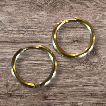 Créoles en or – base pour vos boucles d’oreilles en bois